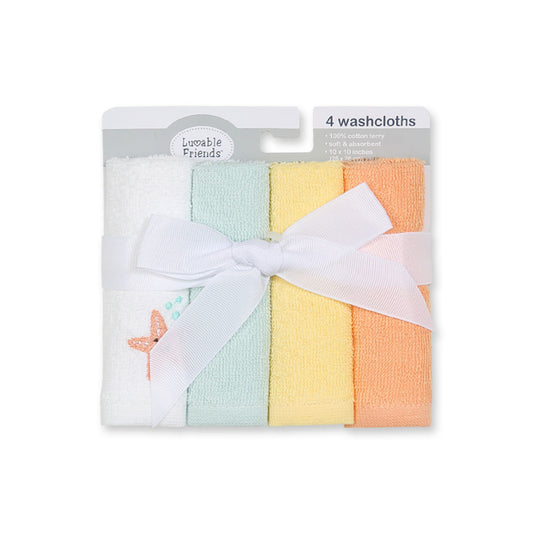 FACETOWEL PK-4 PEACH STARFISH