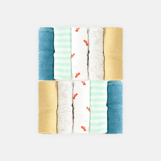 FACE TOWEL PK-10 CUTE BABY