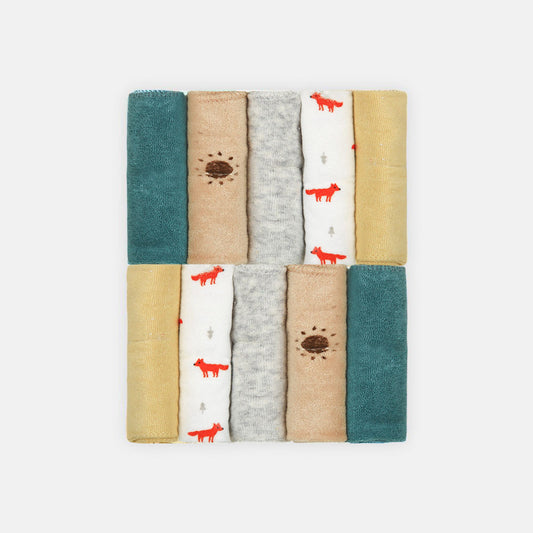 FACE TOWEL PK-10 ASSORTED