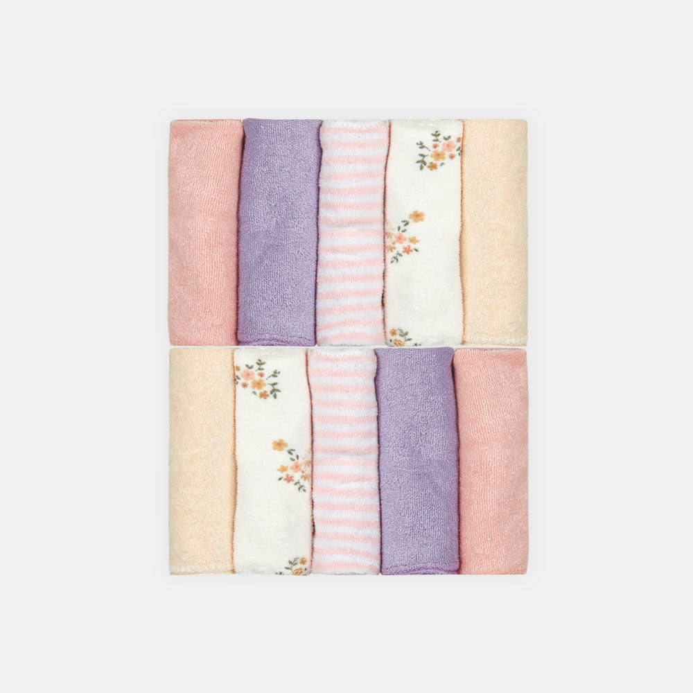 FACE TOWEL PK-10 SOFT & VARIED