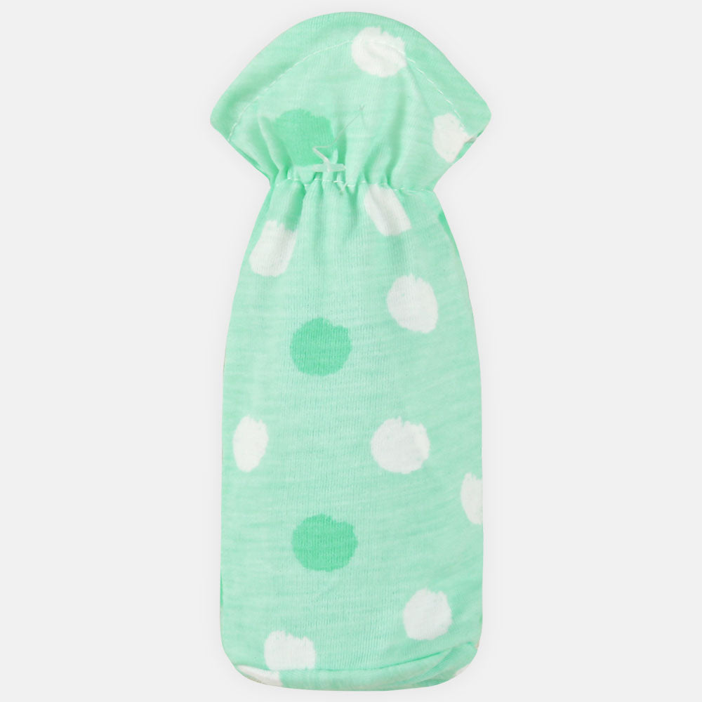 FEEDER COVER LIGHT SEA GREEN BIG DOTS