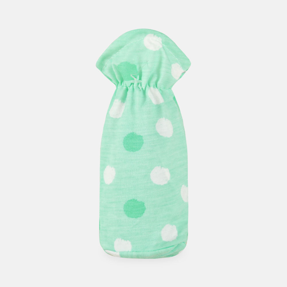 FEEDER COVER LIGHT SEA GREEN BIG DOTS