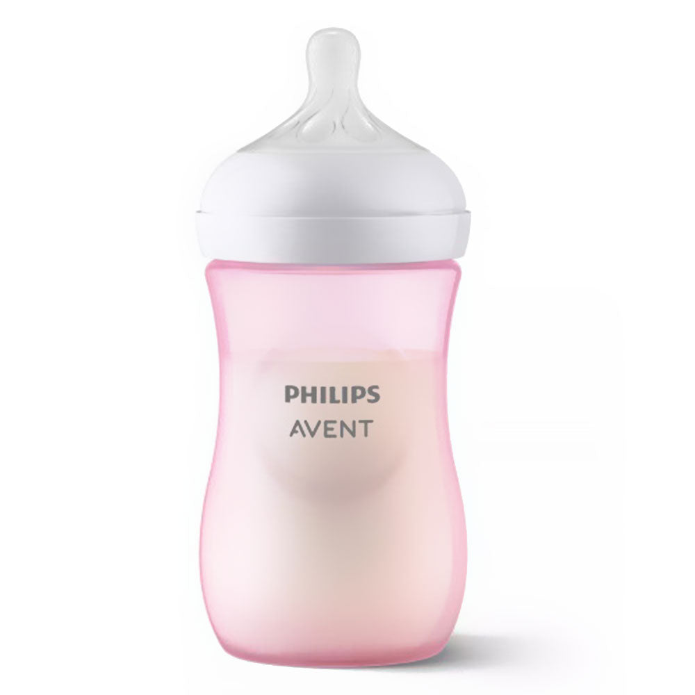 NATURAL III PP BOTTLE 9OZ PINK