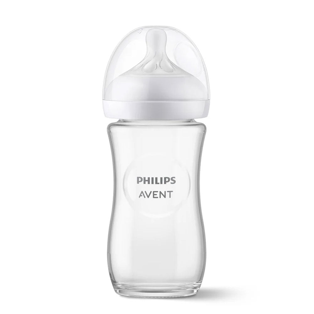 NATURAL III GLASS BOTTLE 8OZ