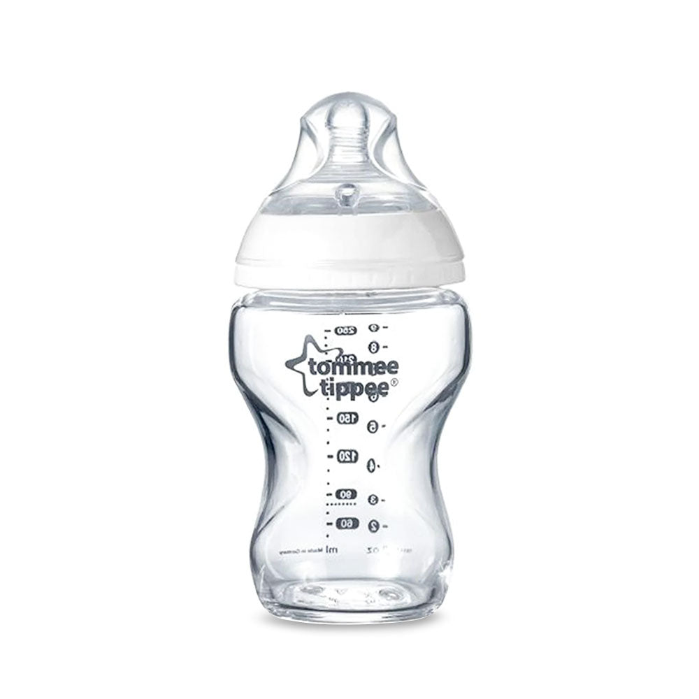 GLASS BOTTLE SLOW TEAT 250ML