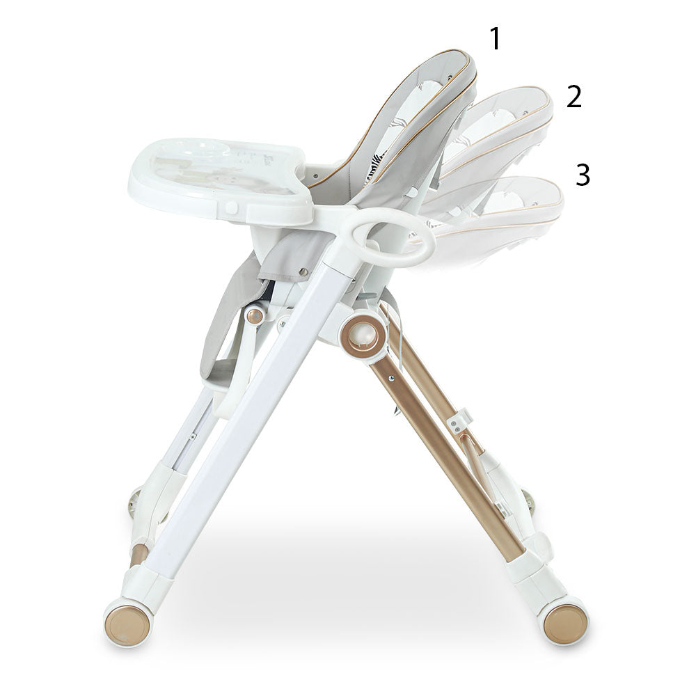 HIGH CHAIR SLEEK GREY