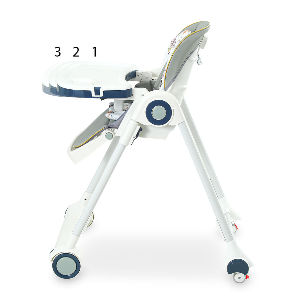 HIGH CHAIR WITH ADJUSTABLE HEIGHT GREY