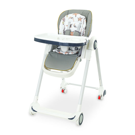 HIGH CHAIR WITH ADJUSTABLE HEIGHT GREY