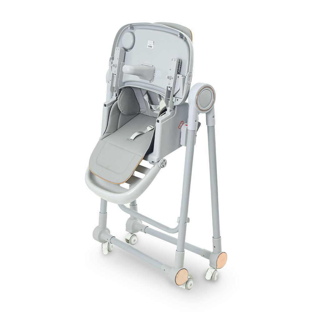 HIGH CHAIR WITH ADJUSTABLE HEIGHT GREY