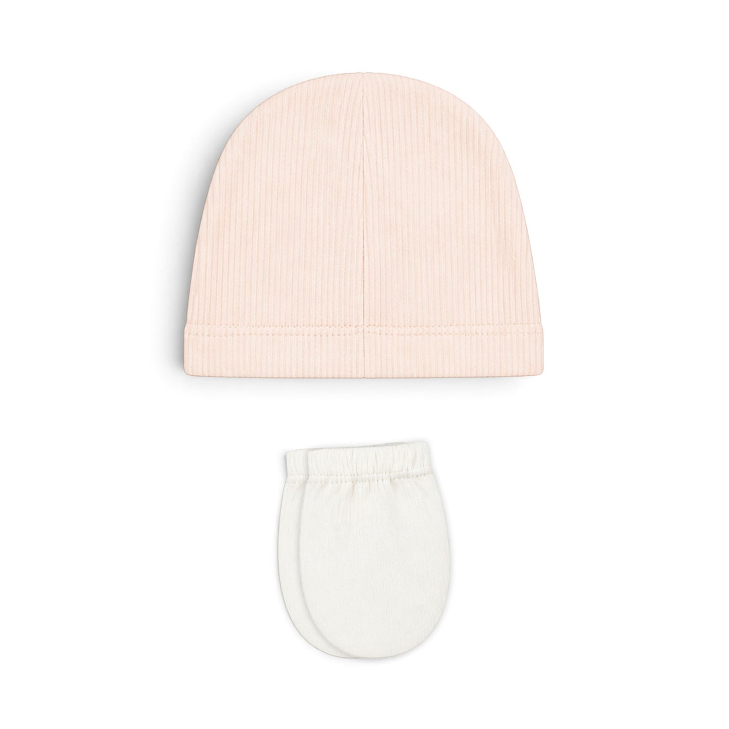 CREAM AND LIGHT PINK "ROCK SINGER" BEAR BABY GIRL GIFT SET