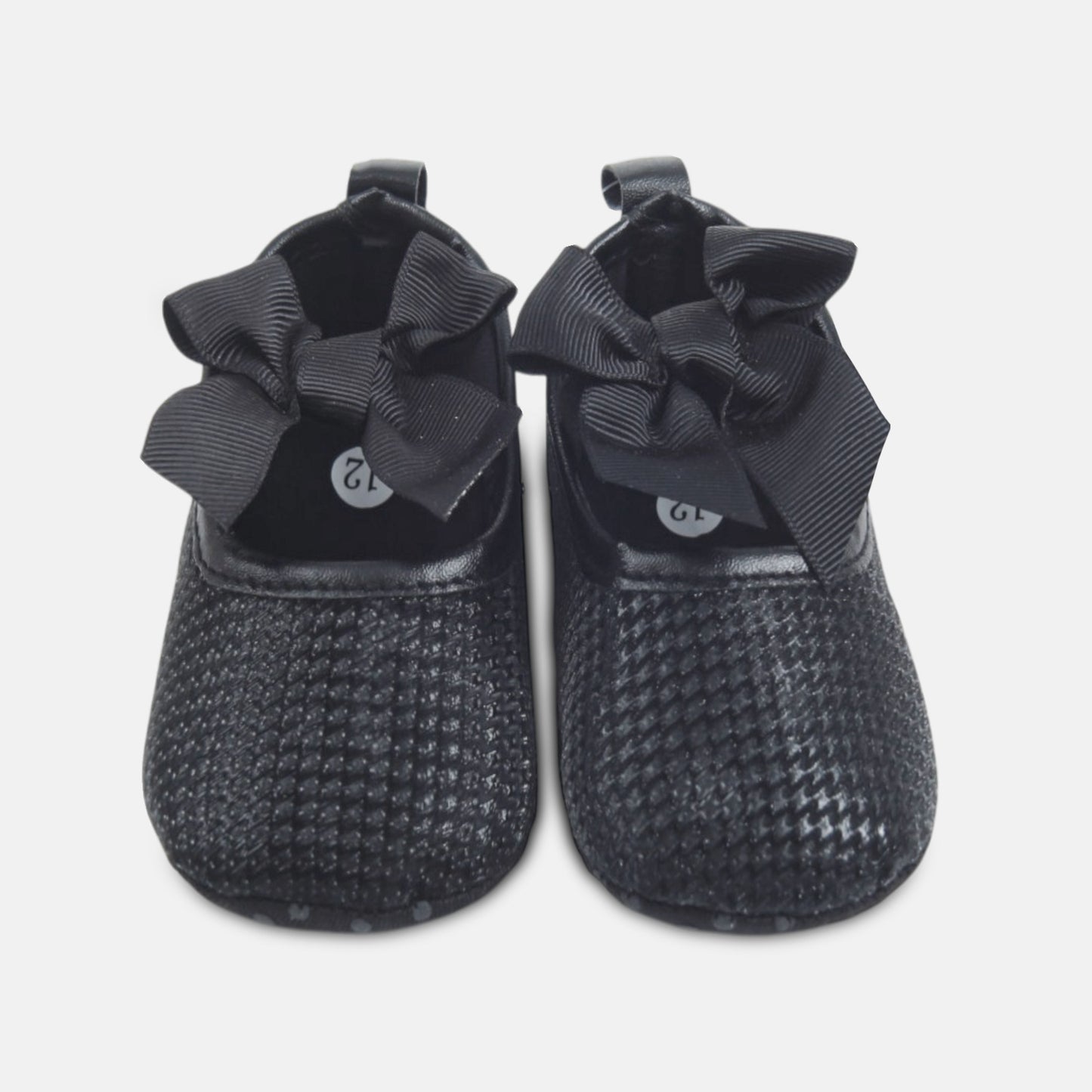 Black Shimmer Bow Pre-Walker
