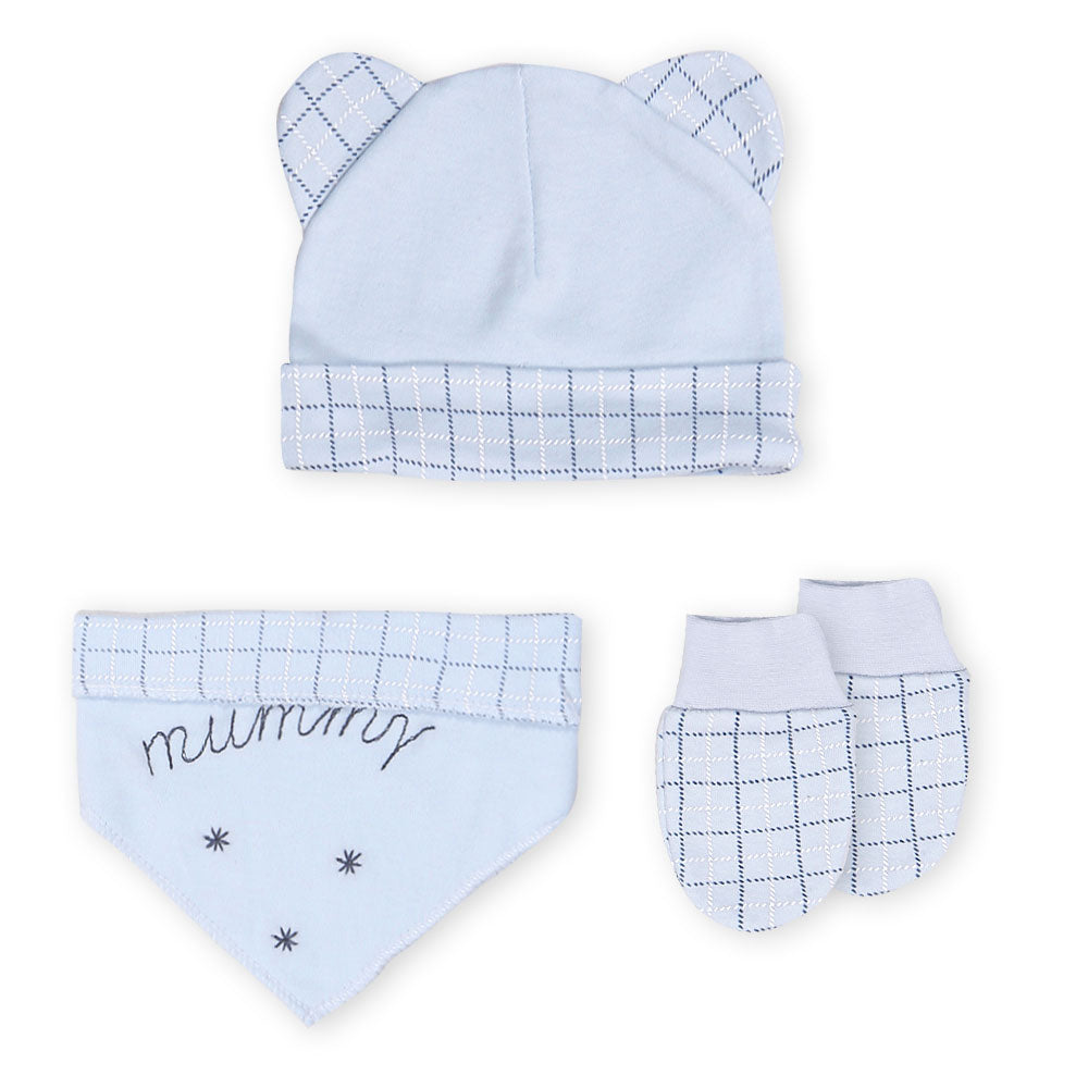 BABY BOY GIFT SET BLUE MUMMY BEAR