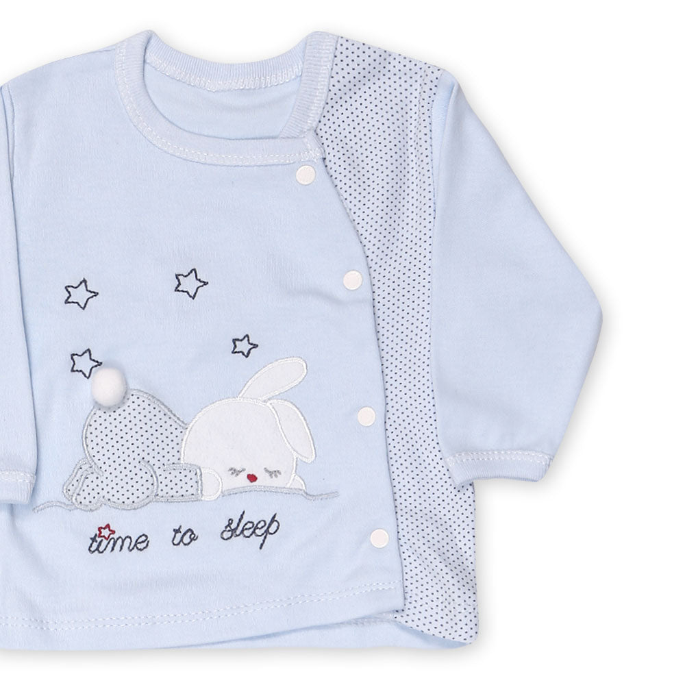 BABY BOY GIFT SET BLUE SLEEPY BUNNY