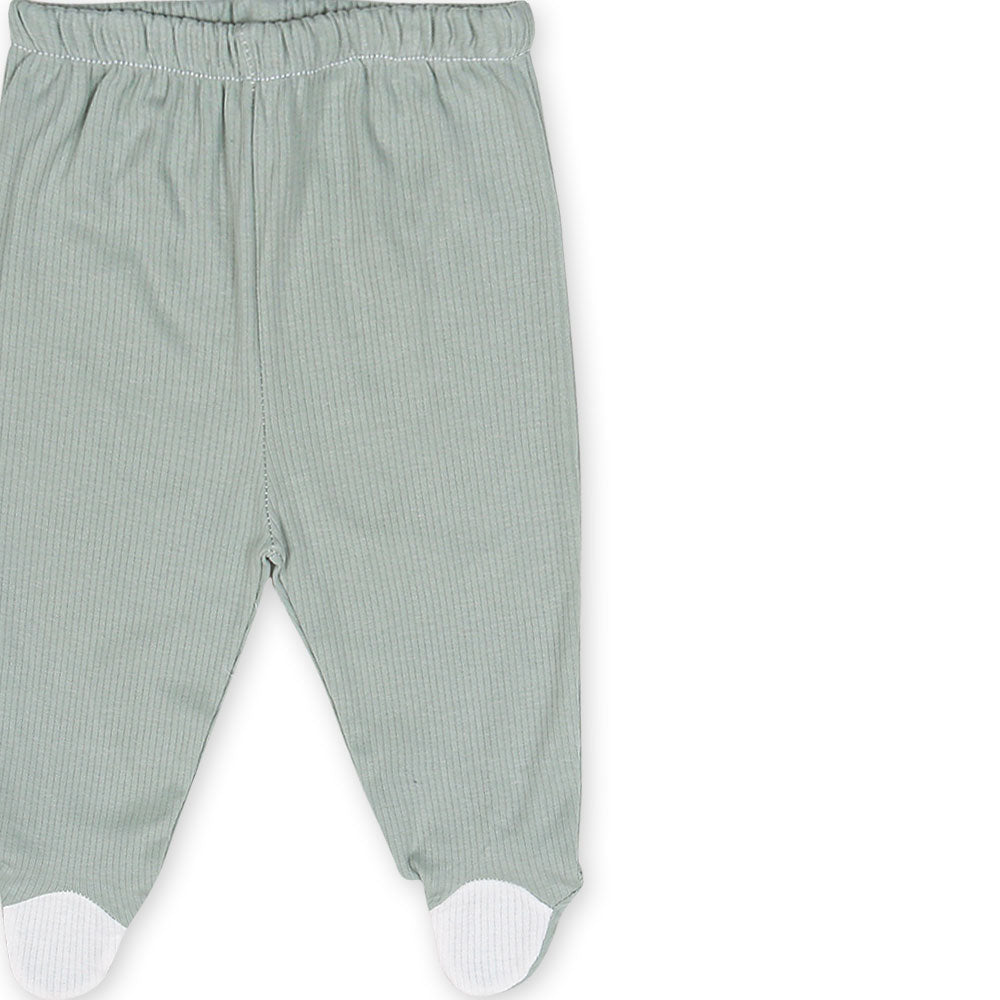 GIFT SET UNI SEX SAGE GREEN GIRAFFE & HELICOPTER