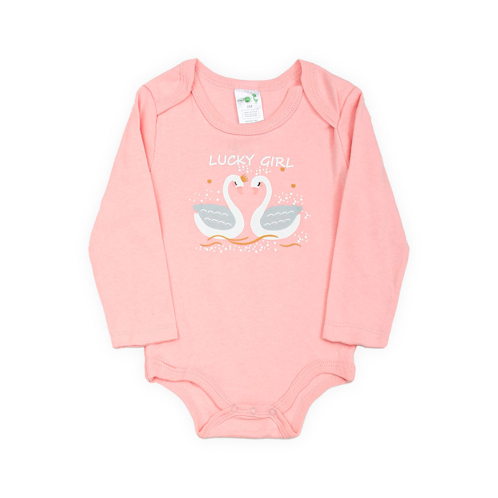 GIRL BODY SUIT PK-3 FULL SLEEVE LUCKY GIRL