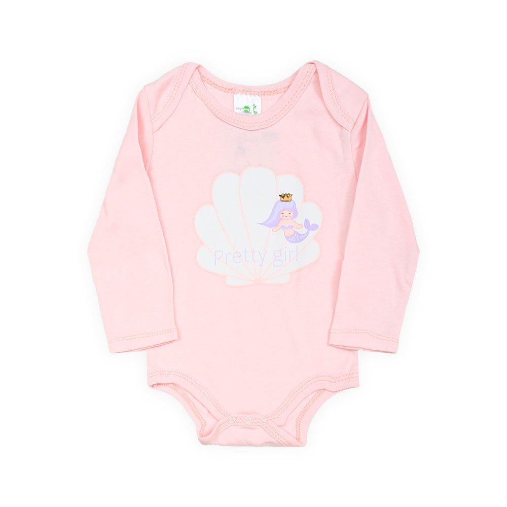 GIRL BODY SUIT PK-3 FULL SLEEVE PRETTY GIRL