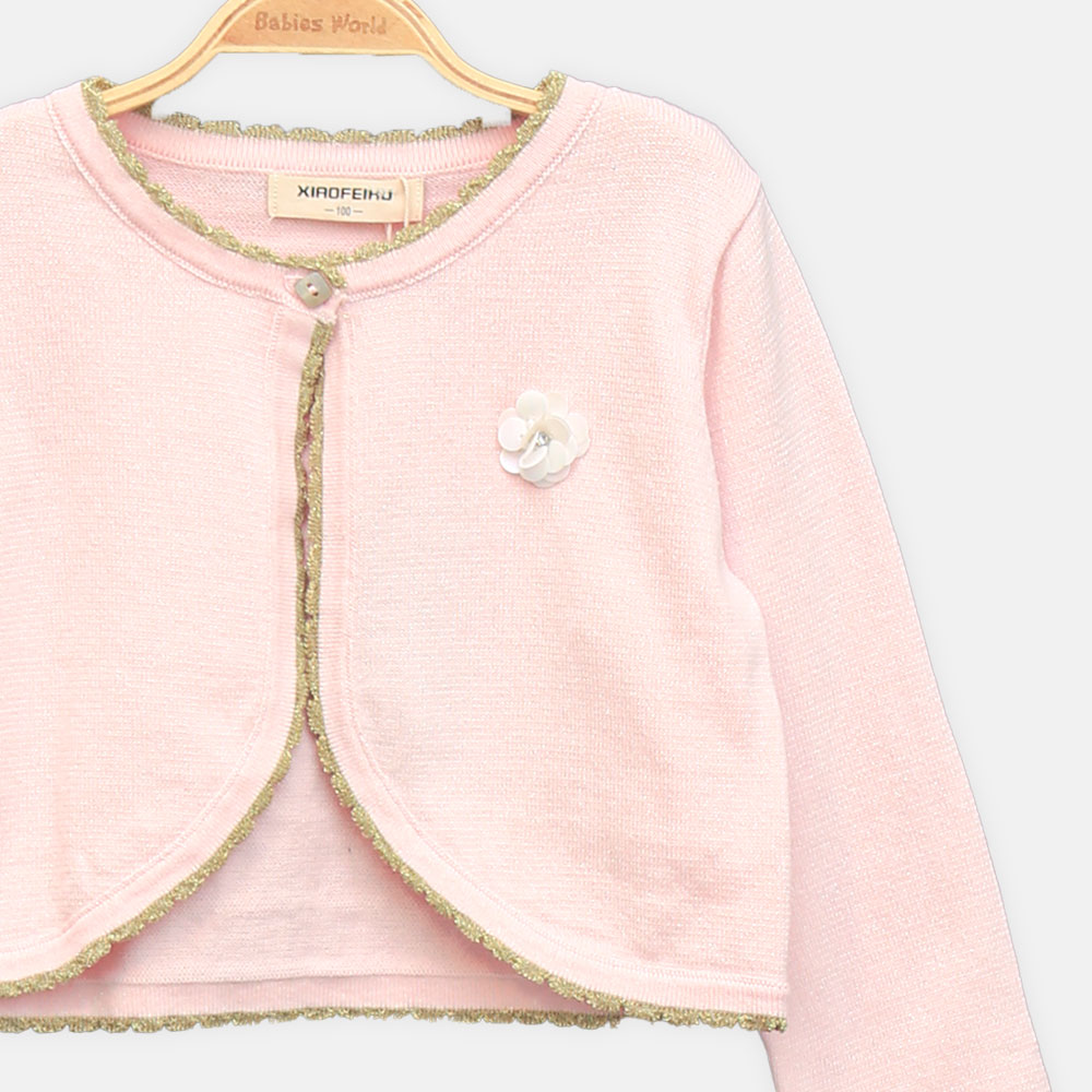 GIRL CARDIGAN PINK