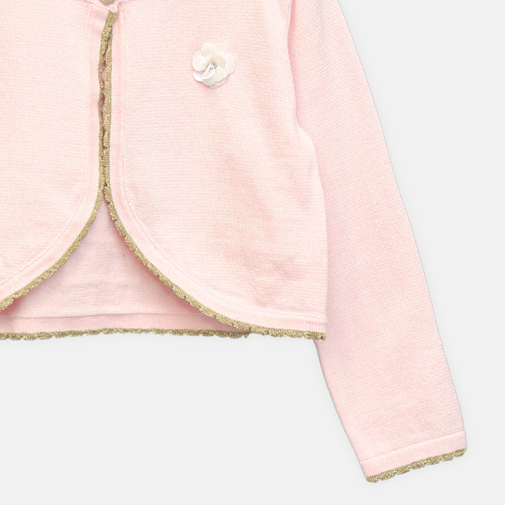 GIRL CARDIGAN PINK