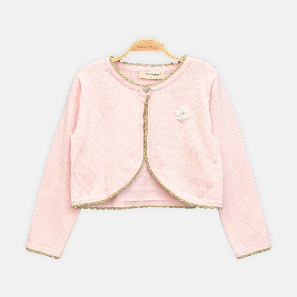 GIRL CARDIGAN PINK