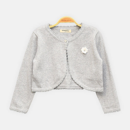 GIRL CARDIGAN GREY
