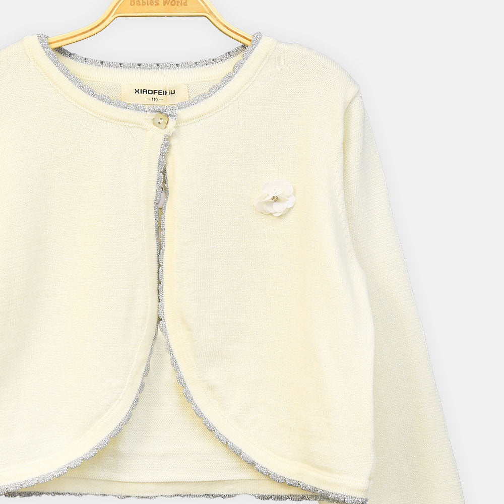 GIRL CARDIGAN CREAM