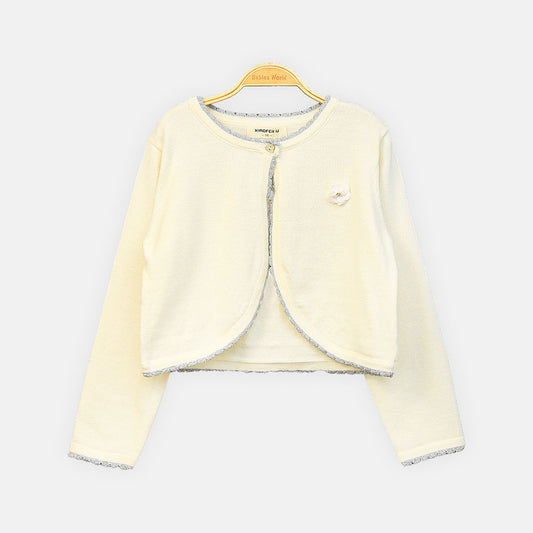 GIRL CARDIGAN CREAM