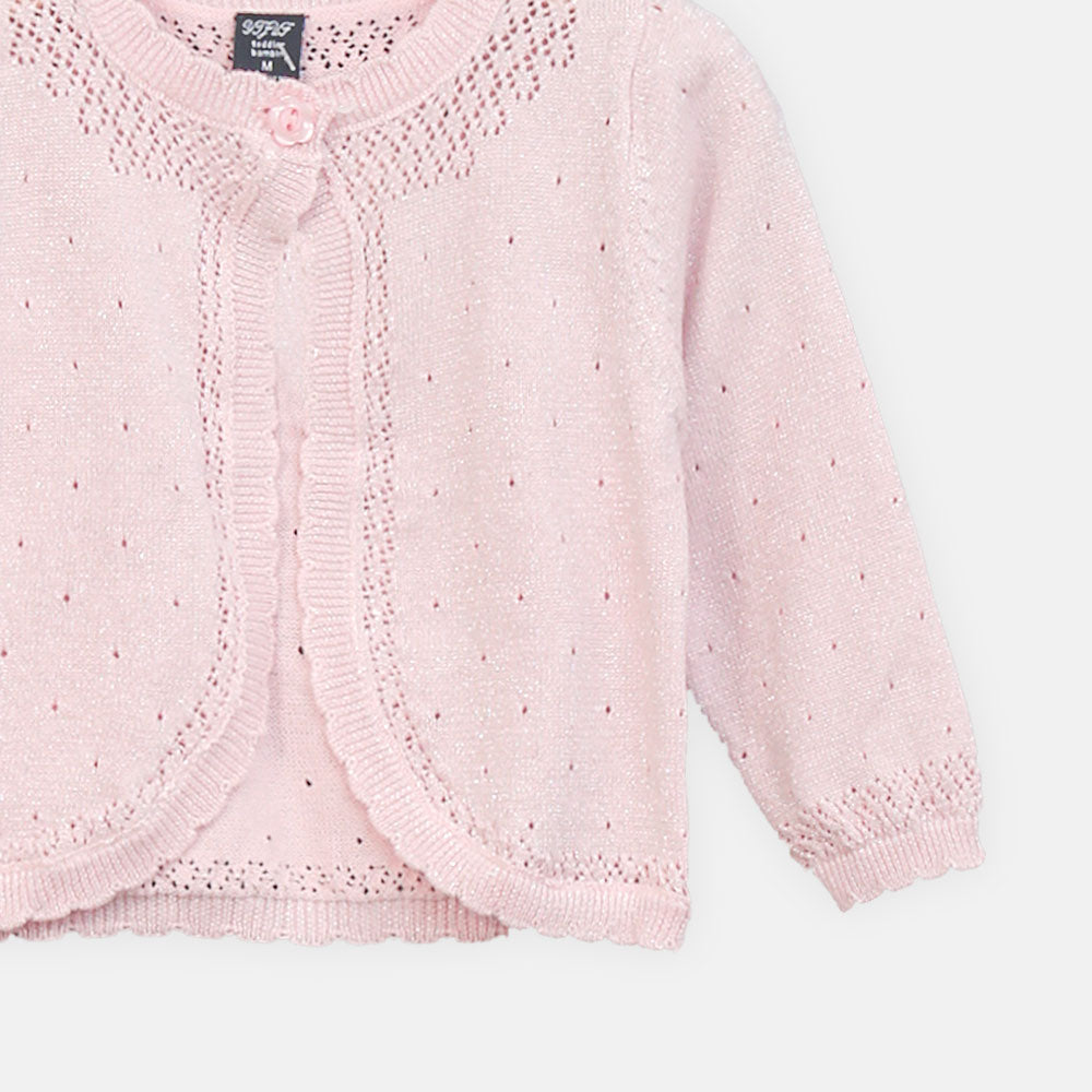 GIRL CARDIGAN LIGHT PINK