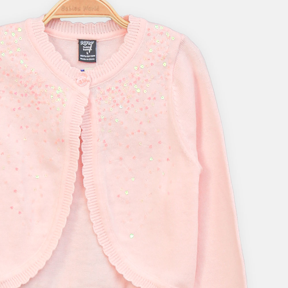 GIRL CARDIGAN PINK