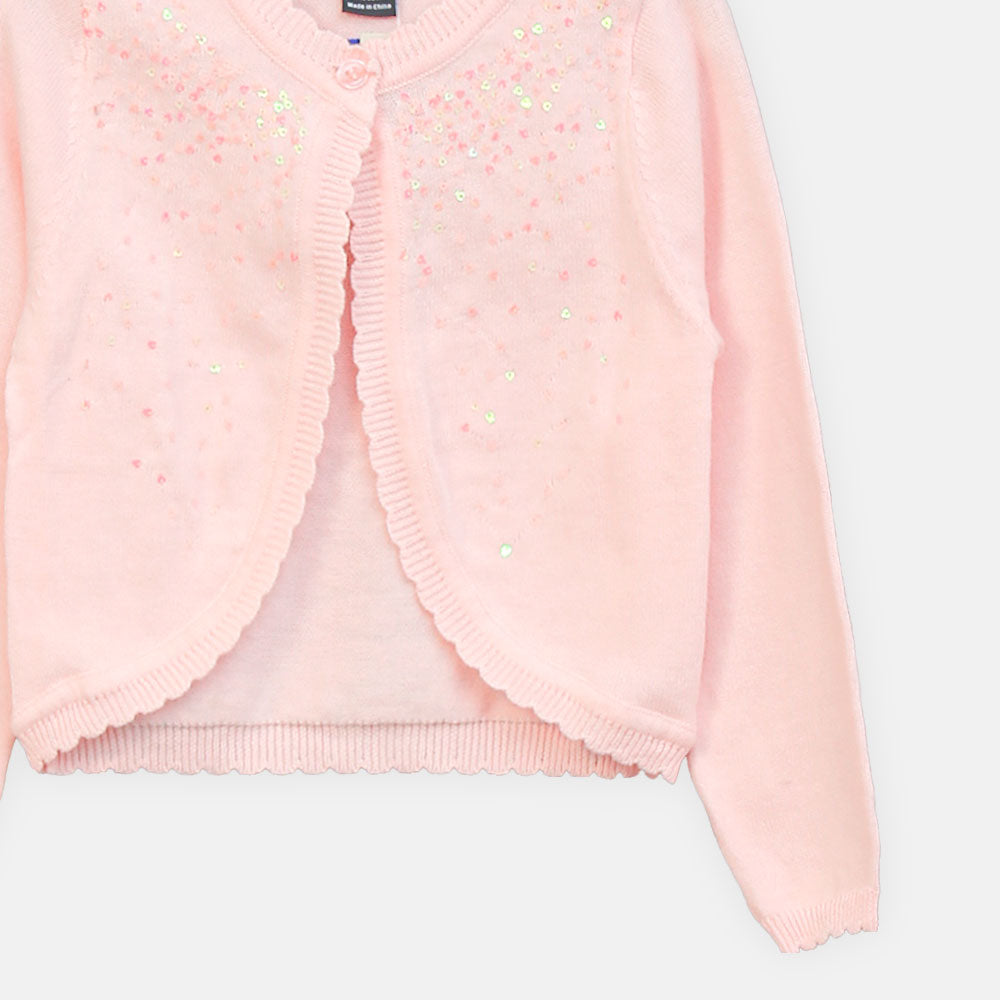 GIRL CARDIGAN PINK