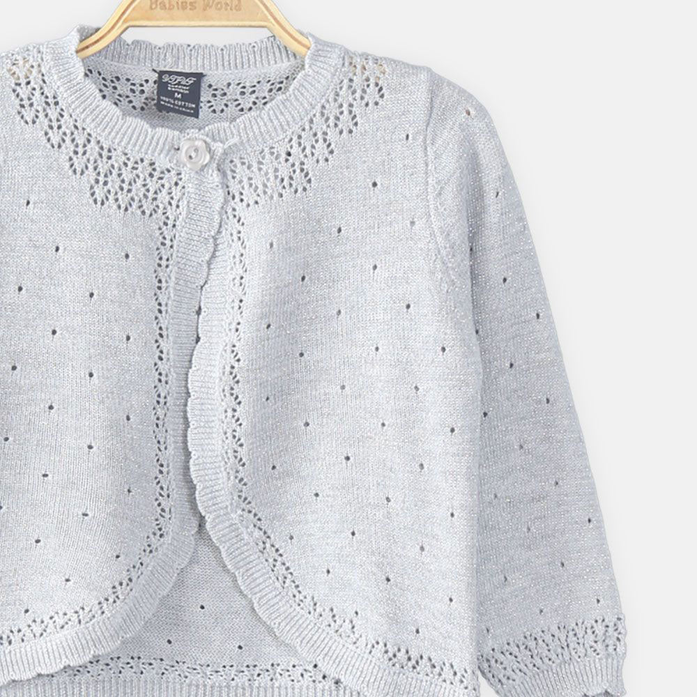 GIRL CARDIGAN GREY