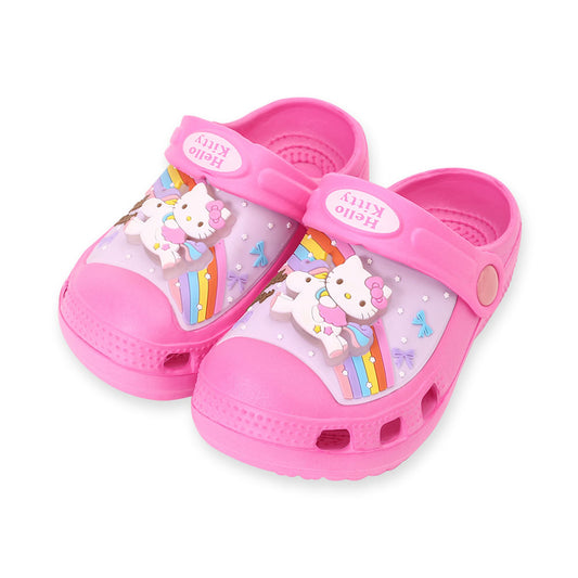GIRL CROCS FUSHCIA HELLO KITTY LED