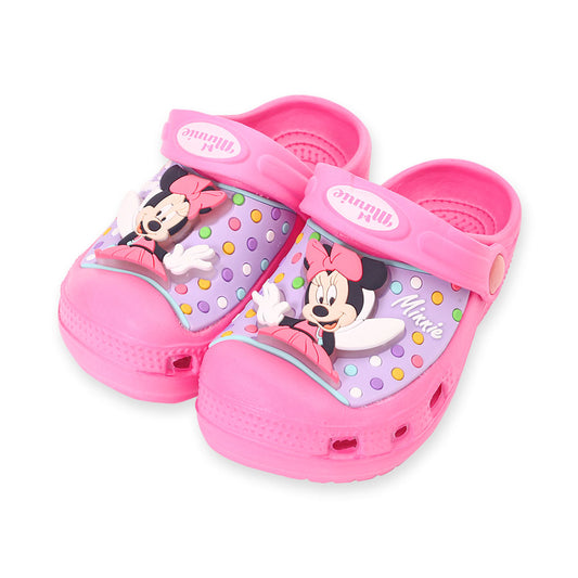 GIRL CROCS PINK MINNIE LED