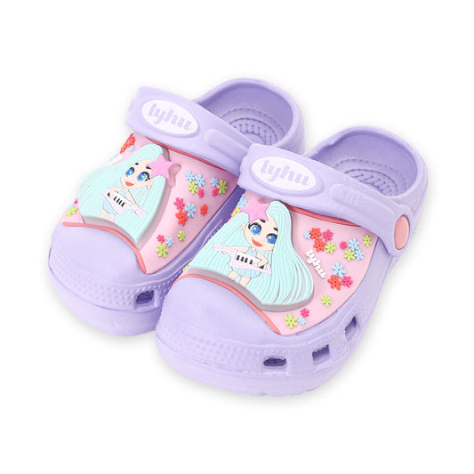 GIRL CROCS PURPLE GUITARIST LED