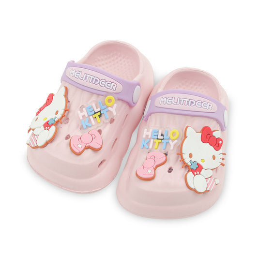 GIRL CROCS LIGHT PINK HELLO KITTY