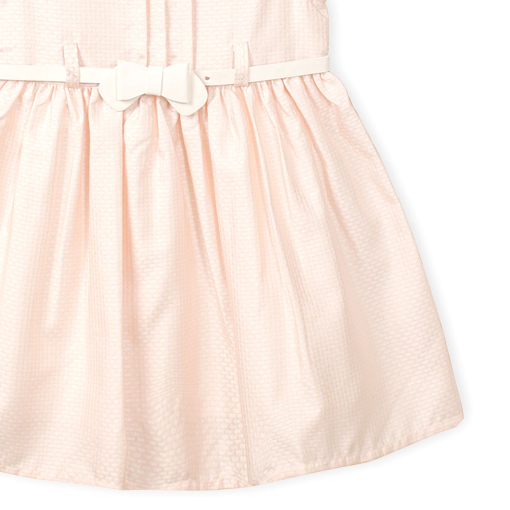 GIRL FROCK PINK SHIMMERY
