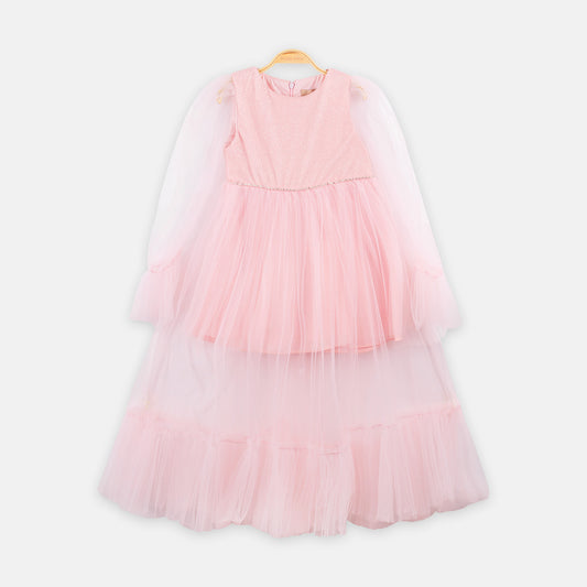 FANCY FROCK PINK MAXI DRESS