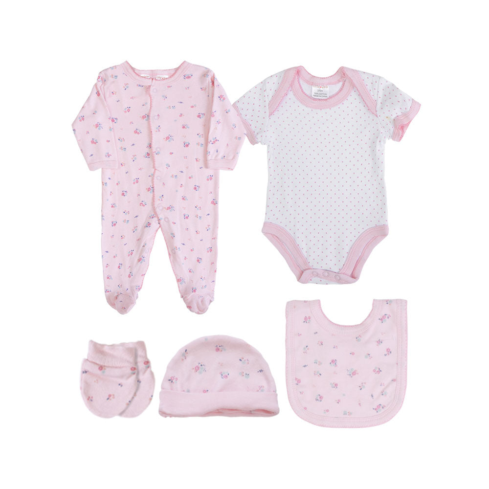 BABY GIRL GIFT SET PINK FLORAL