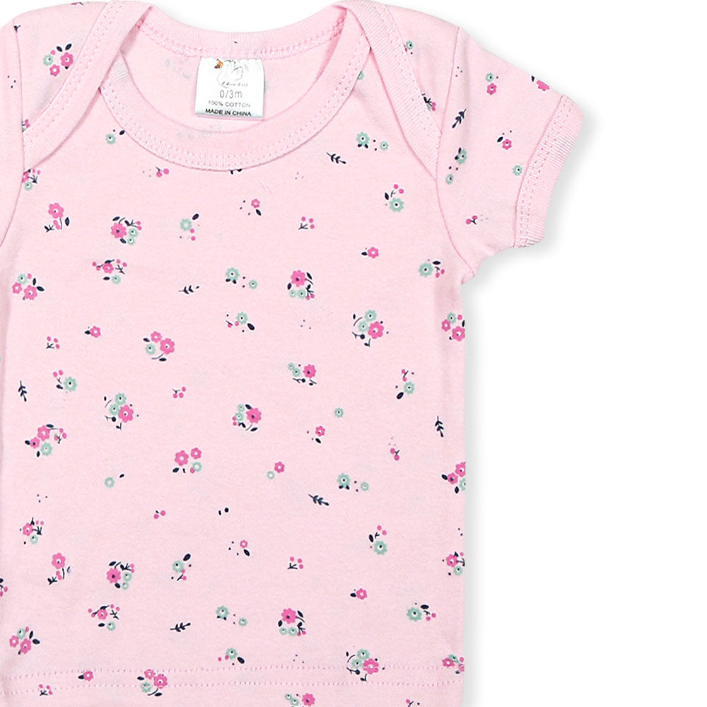 BABY GIRL GIFT SET PINK LITTLE SISTER FLORAL