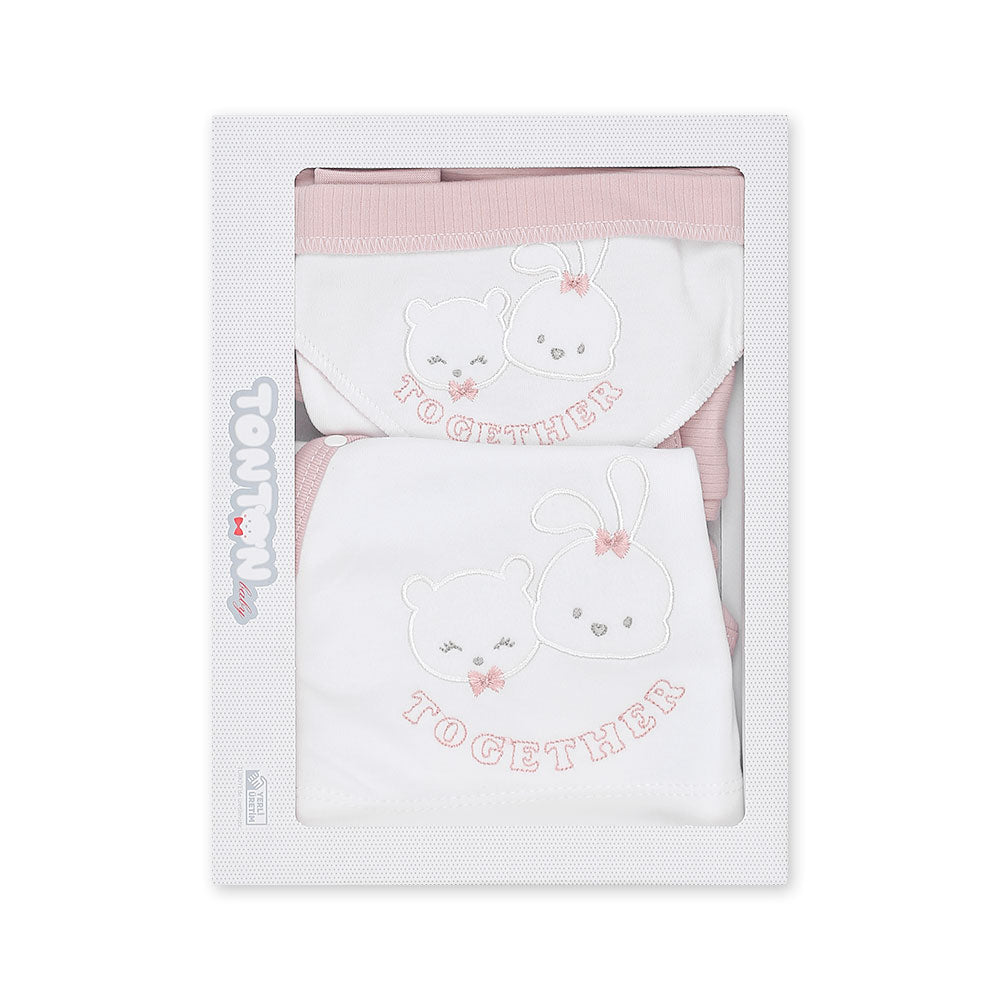 BABY GIRL GIFT SET PINK BEAR