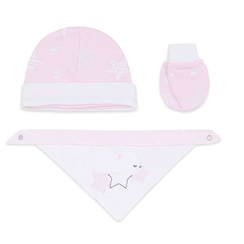 BABY GIRL GIFT SET WHITE BEAR & STAR