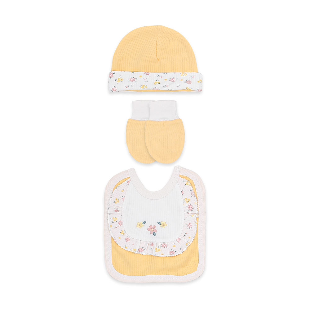 BABY GIRL GIFT SET YELLOW FLORAL