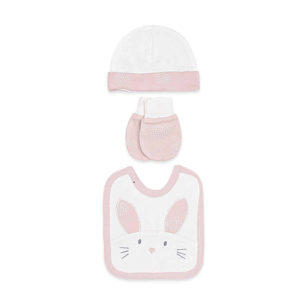 BABY GIRL GIFT SET PINK BUNNY EAR