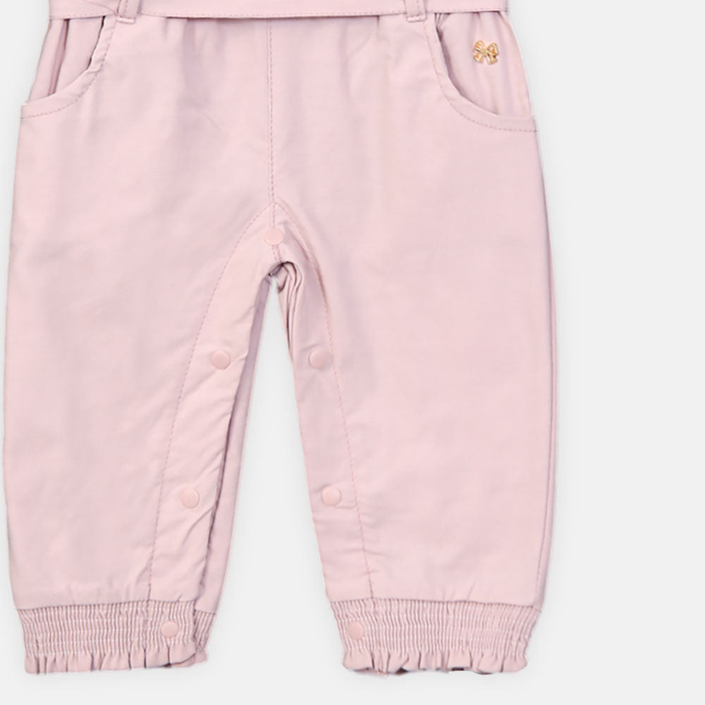 GIRL JUMP SUIT PASTEL LAVENDER FLORAL
