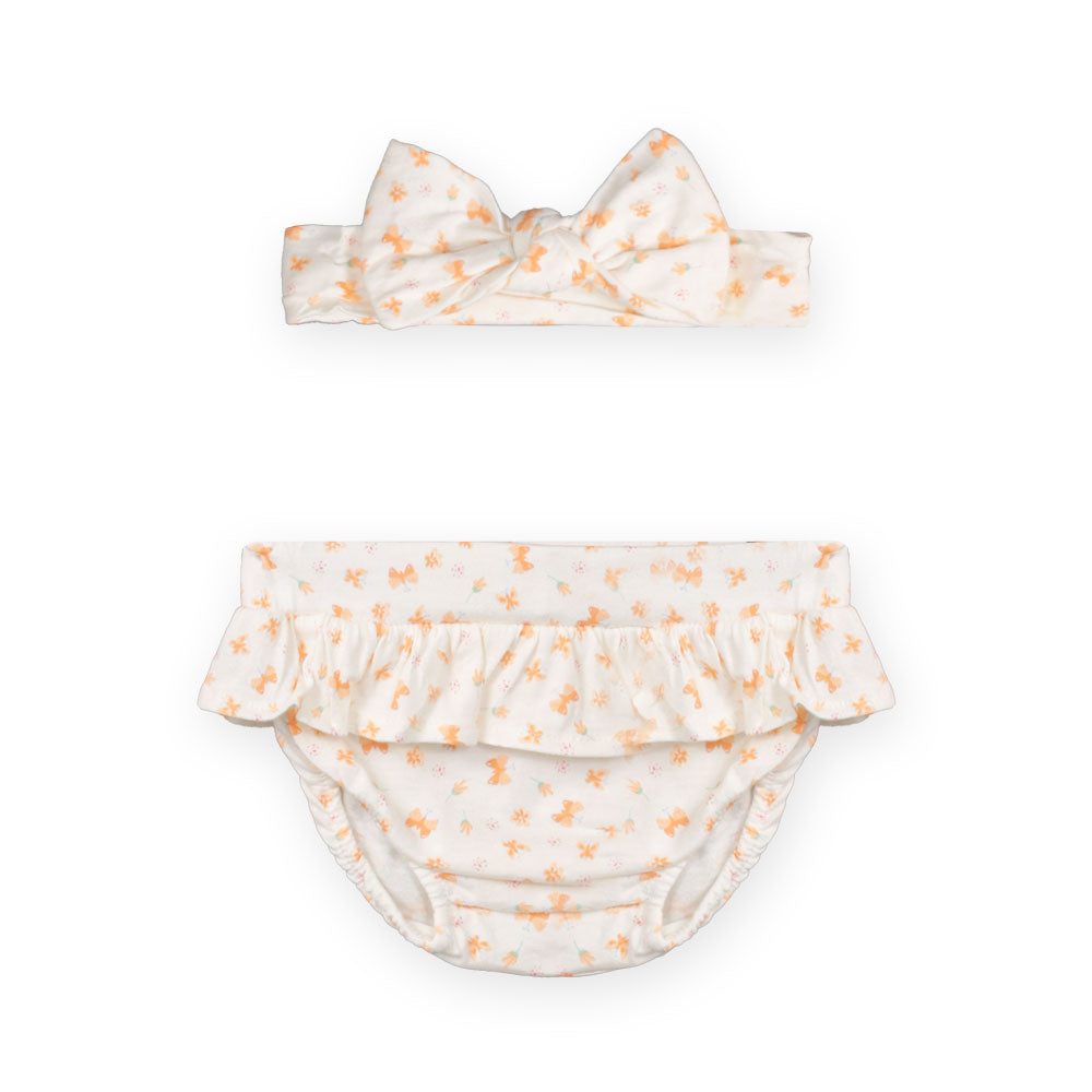 GIRL SUIT PEACH BUTTERLY