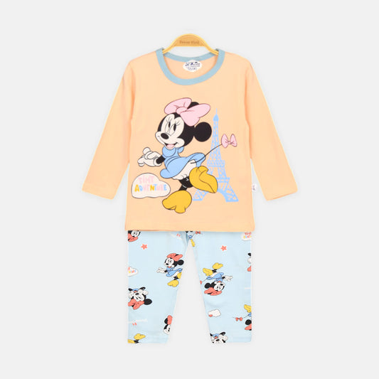 GIRL NIGHT SUIT PINK MINNIE MOUSE