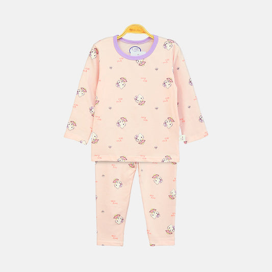 GIRL NIGHT SUIT HELLO KITTY PINK