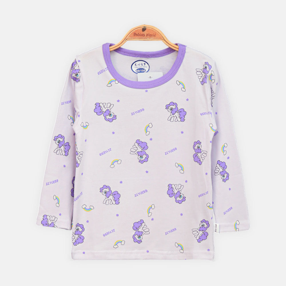 GIRL NIGHT SUIT LITTLE PONY RAINBOW