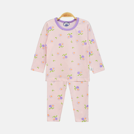 GIRL NIGHT SUIT LIGHT PINK