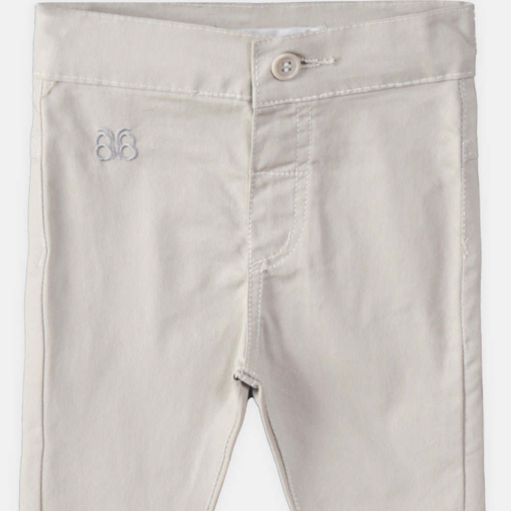 GIRL PANT BEIGE BUTTERFLY