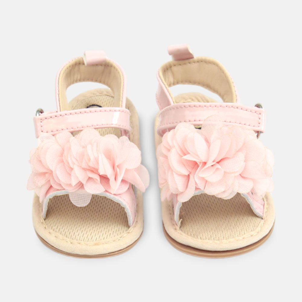 GIRL PRE WALKER SANDAL PINK FLORAL